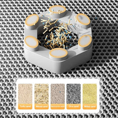 Heavy Duty Cat Litter Mat/Waterproof 2 Layer Non Slip Washable Pet Floor Protector Litter Box Sand Stopper