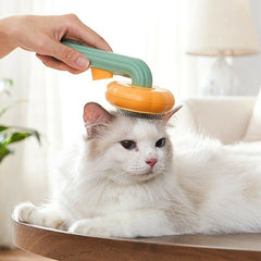 Self-Cleaning Slicker Brush – Gentle Pet Grooming