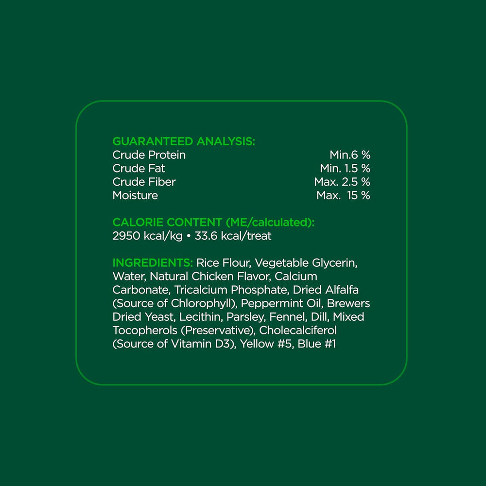 Get Fresh Breath: 40-Count Minties Dental Bone Treats for Dogs Under 40 lbs | Vet Recommended