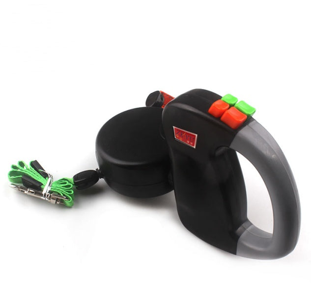 Retractable Dual Dog Leash – Tangle-Free Walking