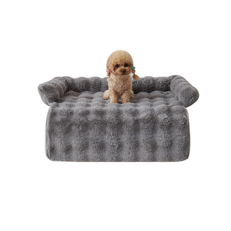 Thick Winter Dog Mat – Plush, Warm & Non-Slip Comfort