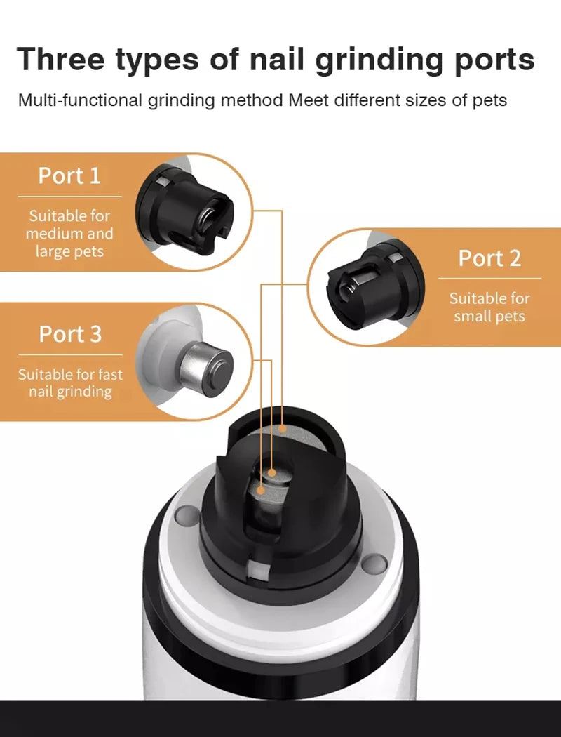 Quiet Rechargeable Pet Nail Grinder