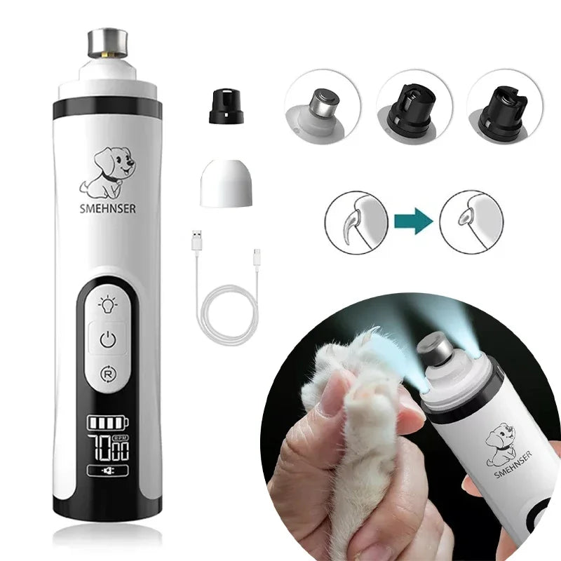 Quiet Rechargeable Pet Nail Grinder