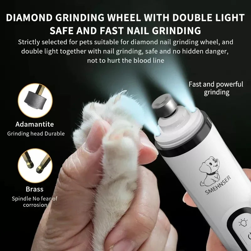 Quiet Rechargeable Pet Nail Grinder