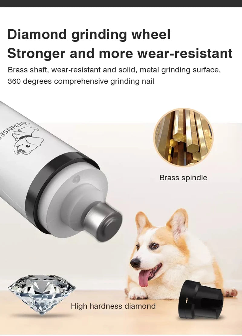 Quiet Rechargeable Pet Nail Grinder