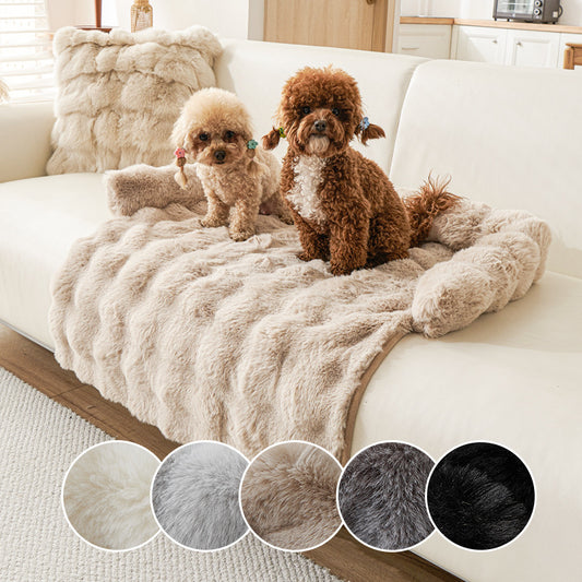 Thick Winter Dog Mat – Plush, Warm & Non-Slip Comfort